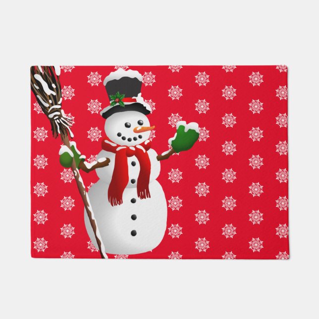 Tapete Natal Snowman Doormat (Frente)