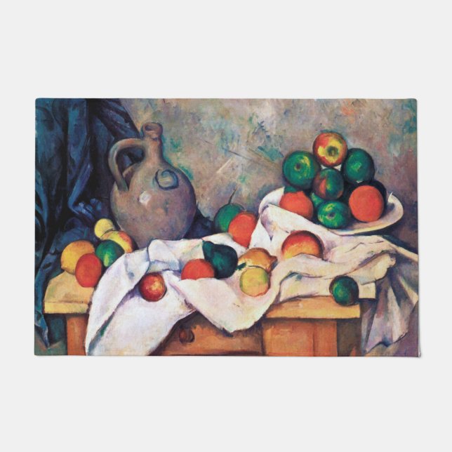 Tapete Natureza Morta com Frutas, Paul Cezanne (Frente)