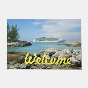Tapete Navio de cruzeiros em CocoCay
