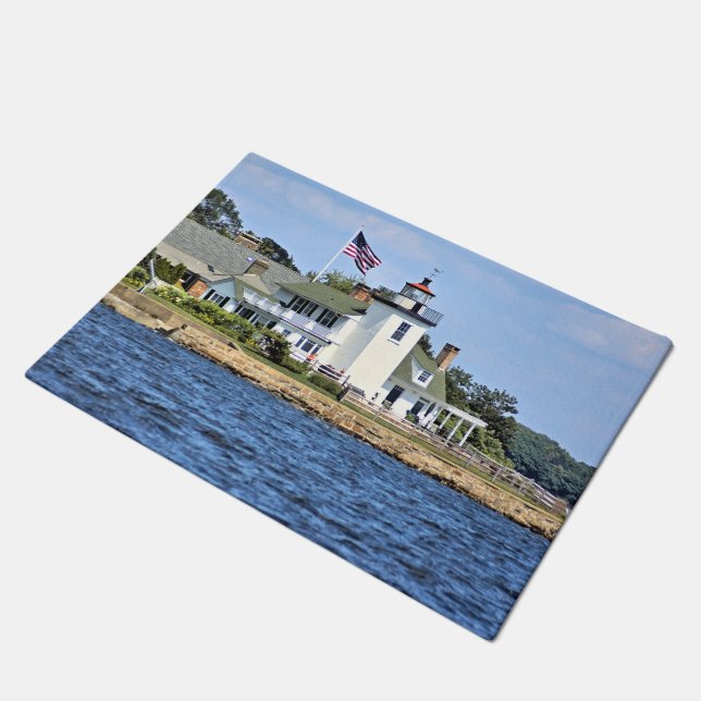 Tapete Nayatt Point Lighthouse, Rhode Island Door Mat (Inclinado)