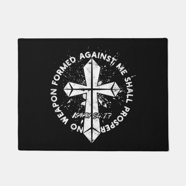 Tapete Nenhuma Arma Formada Contra mim irá prosperar a Fé (Frente)