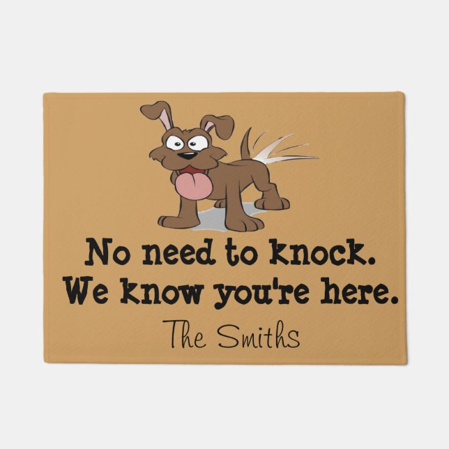 Tapete Nenhuma necessidade de bater (Frente)