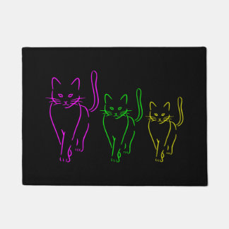 Tapete Neon Cats