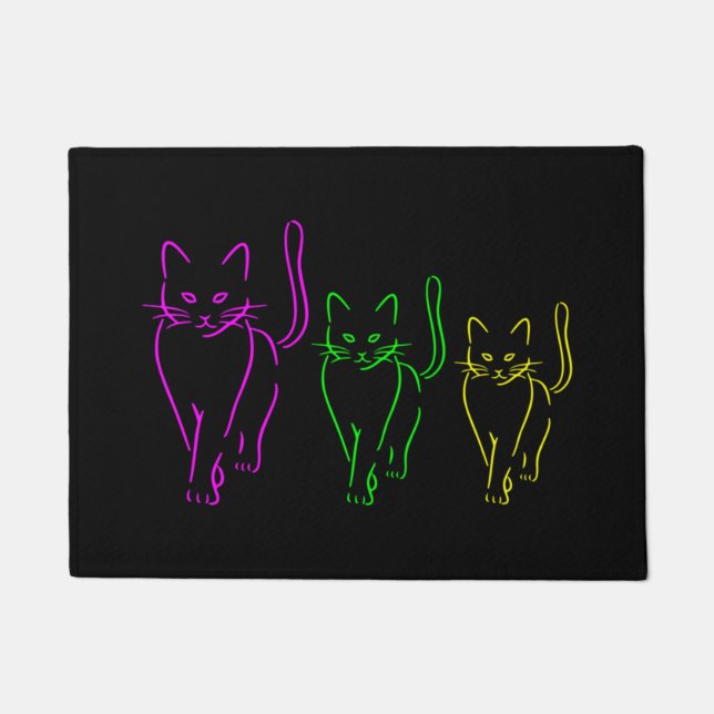 Tapete Neon Cats (Frente)