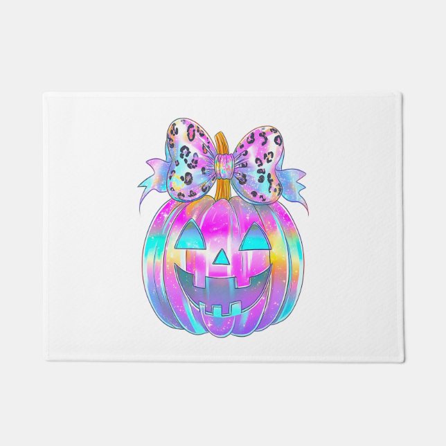 Tapete Neon Coquette Halloween Pumpkin (Frente)