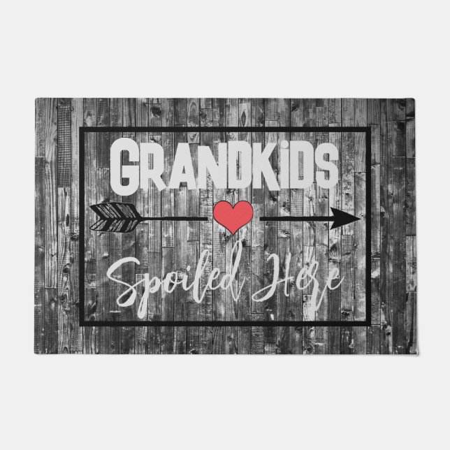 Tapete Netos borrifados aqui porta (Frente)