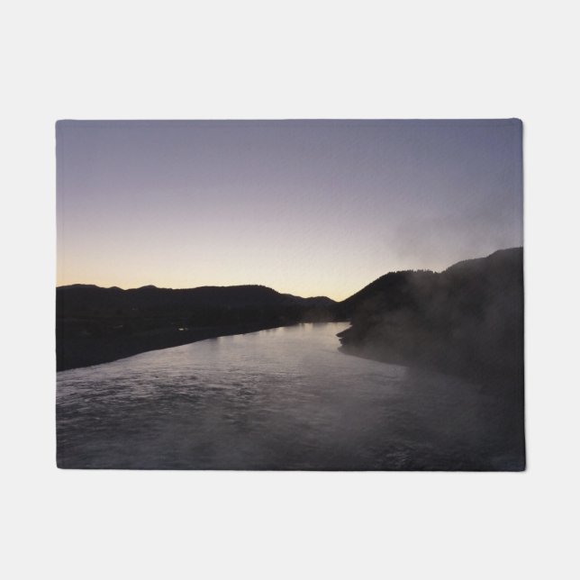 Tapete Nevoeiro matinal no rio Jackson em Grand Teton (Frente)