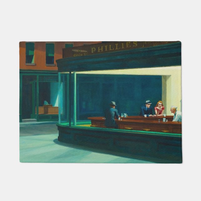 Tapete Nighthawks Edward Hopper (Frente)