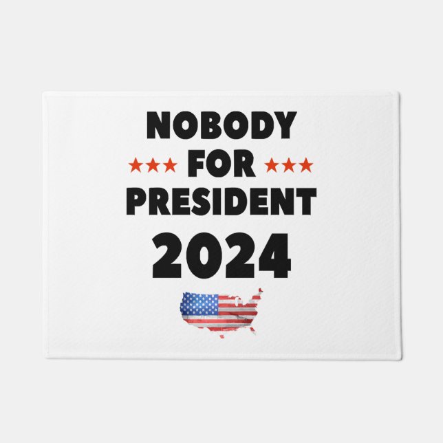 Tapete Ninguém para Presidente 2024 (Frente)