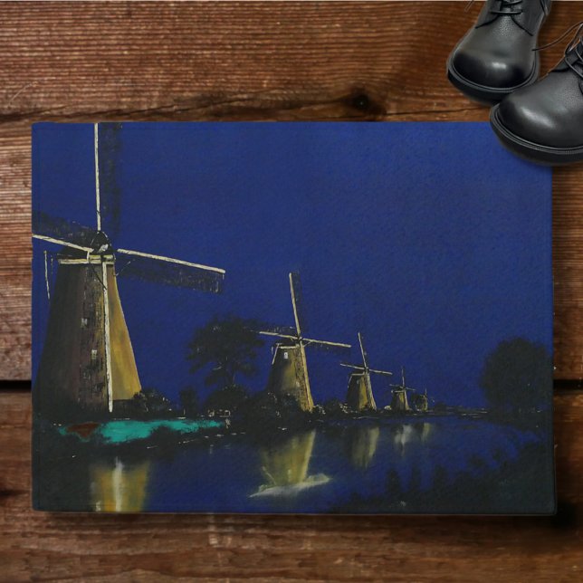 Tapete Noite em Kinderdijk (Criador carregado)