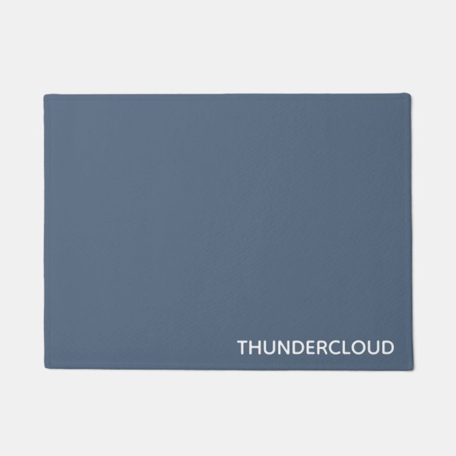 Tapete Nome da Cor da cinza Azul da Thundercloud (Frente)