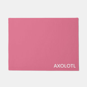 Tapete Nome da cor rosa Axolotl