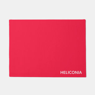 Tapete Nome da cor vermelha de Heliconia