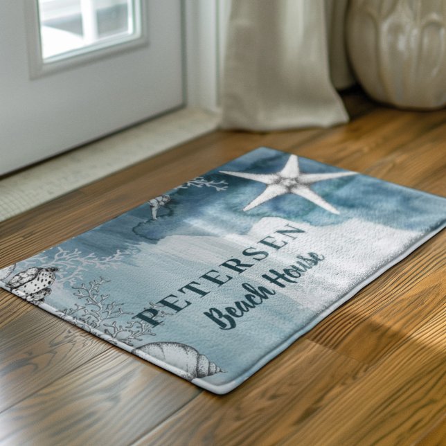 Tapete Nome da família de peixes-estrela brancos modernos (Criador carregado)