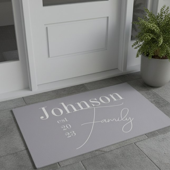 Tapete Nome da Família de Script Moderno Personalizado (Criador carregado)