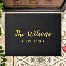 Tapete Nome da Família Personalizada da Caligrafia Elegan