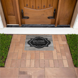 Tapete Nome da família russa de madeira preta de celeiro