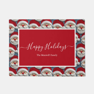 Tapete Nome da família Santa Clause Holidays