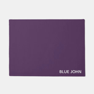 Tapete Nome de cor azul John roxo