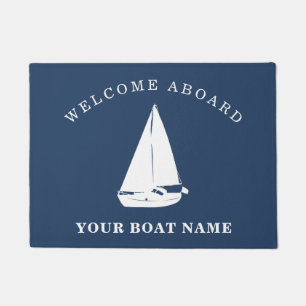 Tapete Nome de Embarcação Personalizada de Embarcação de 