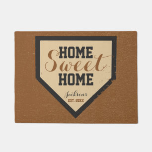 Tapete Nome de família doce Home da placa Home