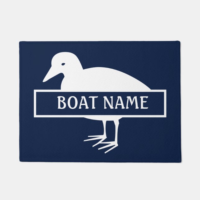 Tapete Nome do barco Bird Dock Mat (Frente)