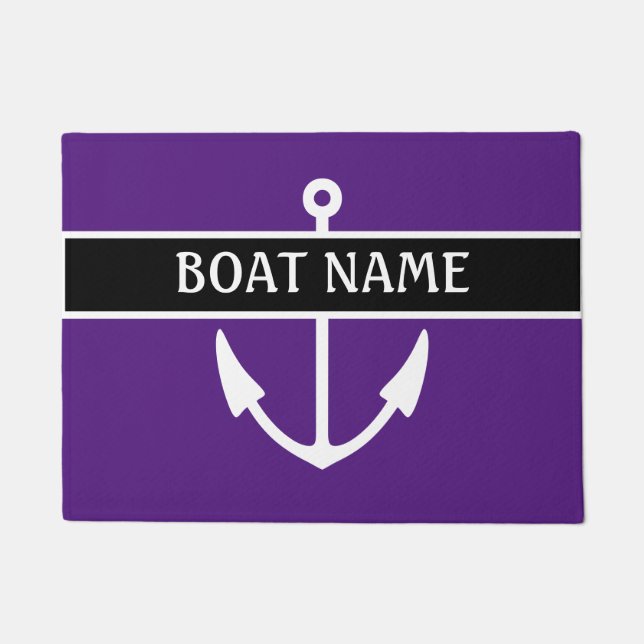 Tapete Nome do barco - Dock Mat (Frente)