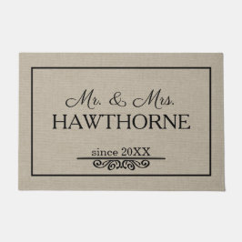Tapete Nome do Casal chic elegante personalizado com Data