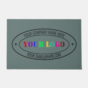 Tapete Nome do logotipo da sua empresa Texto do Office Pe