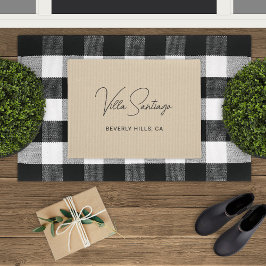 Tapete Nome Moderno Personalizado da Residência Doméstica