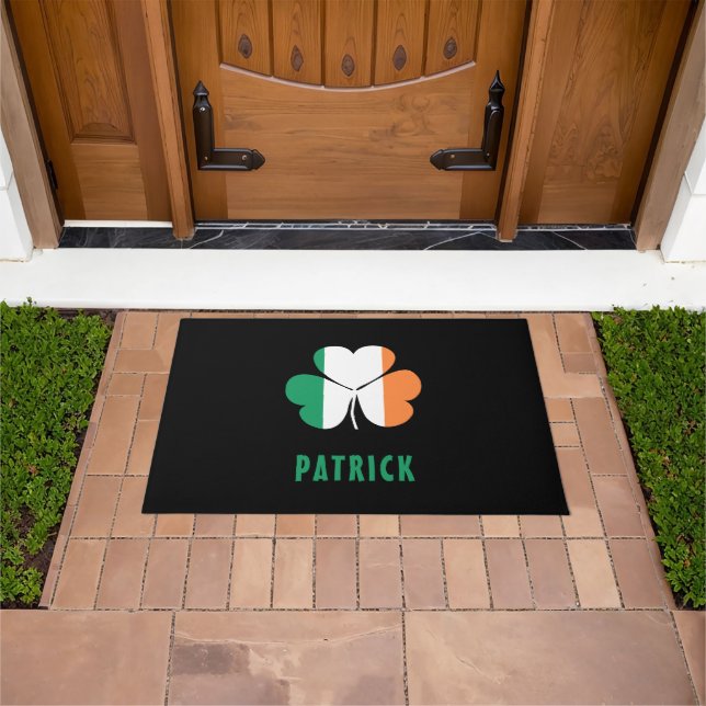 Tapete Nome Personalizado Celtic Ireland Shamrock Irish F (Ar livre)