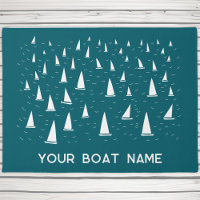 Nome Personalizado da Embarcação de Navegação Náut