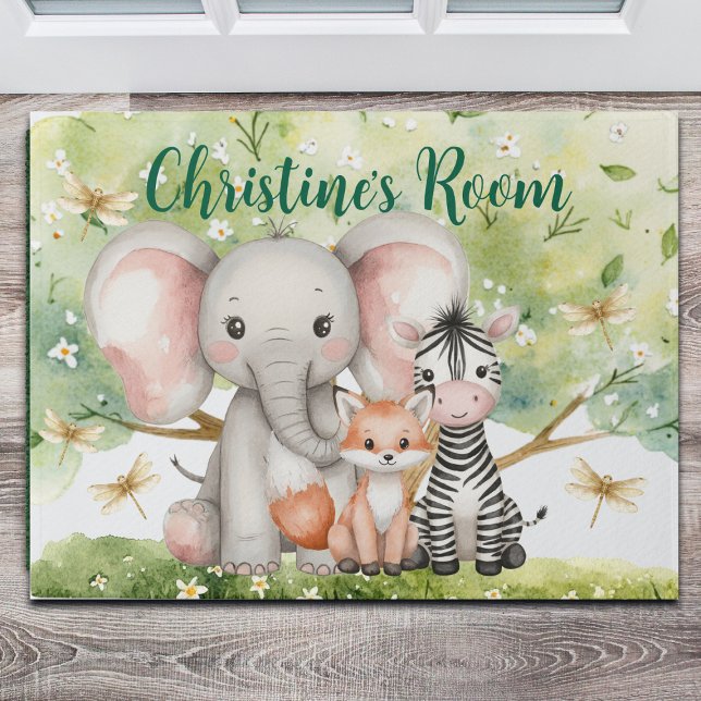 Tapete Nome Personalizado Dragonfly Animal (Criador carregado)