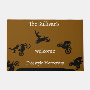 Tapete Nome personalizado Freestyle Motocross