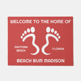 Tapete Nome Personalizado, Texto e Cor Beach Bum