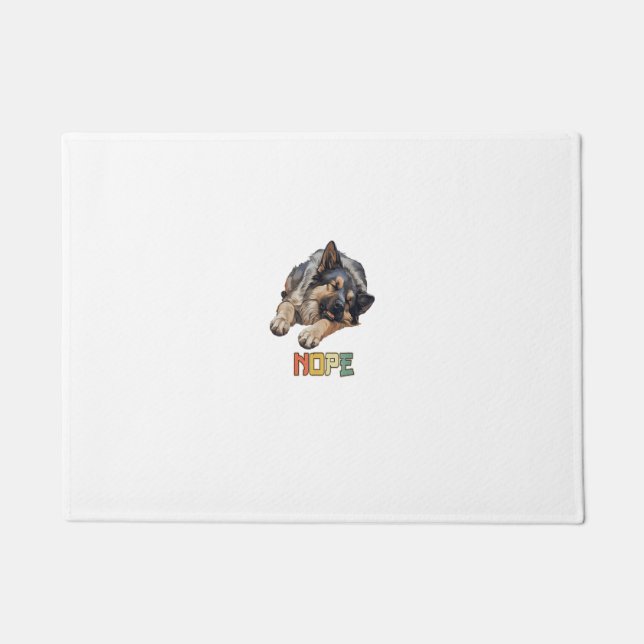 Tapete Nope de Cachorro Preguiçoso Shiloh Shepherd (Frente)