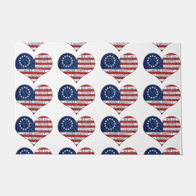 Tapete Nós, o Pessoas American Flag Heart (Frente)