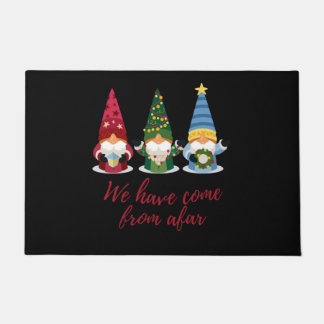 Tapete Nós três gnomos vieram de AfarDoormat