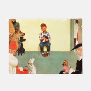 Tapete Nos veterinários por Norman Rockwell