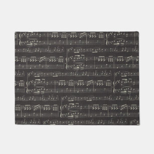 Tapete nota de música Patterno Music Theme Doormat