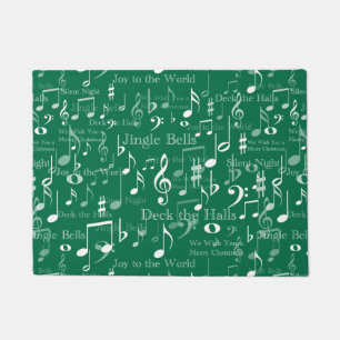 Tapete Notas e símbolos musicais, canções de Natal