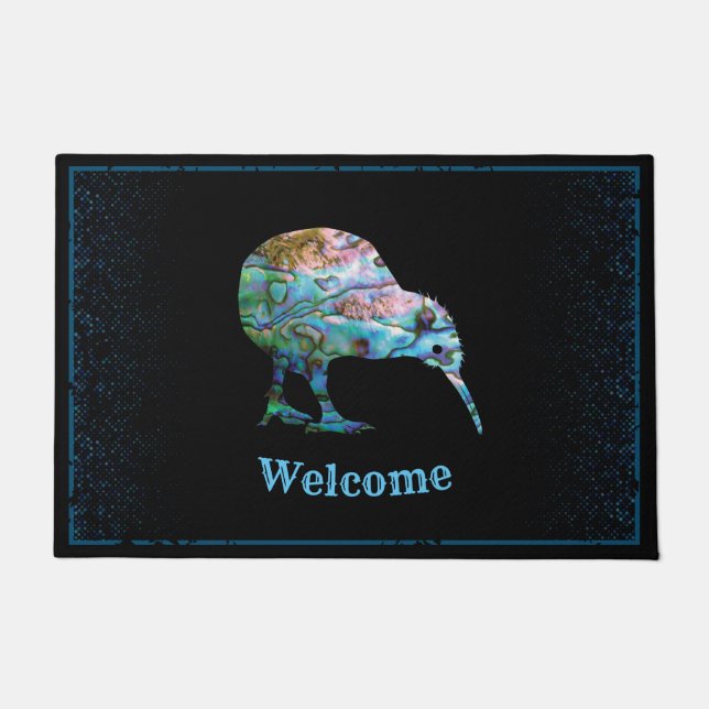 TAPETE NOVA ZEALAND KIWI PAUA DOORMAT (Frente)