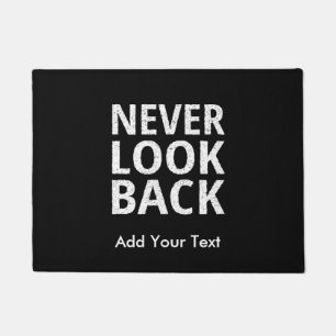 Tapete Nunca olhe para trás o texto inspirador