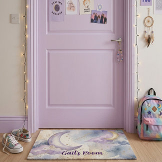Tapete Nuvem de lavanda aquarela celestial
