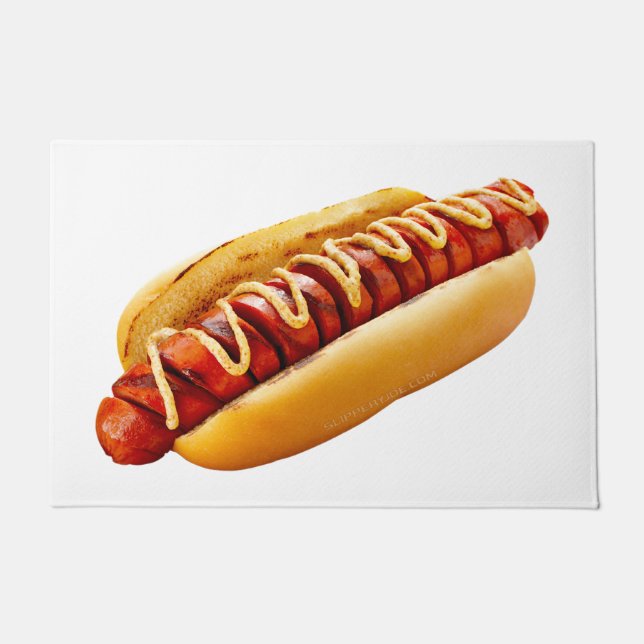 Tapete O cachorro quente do SlipperyJoe enfiou o yel vibr (Frente)