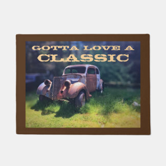 Tapete O Carro vintage clássico precisa amar uma porta cl