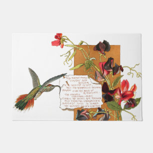 Tapete O colibri floresce o poema floral da ilha de
