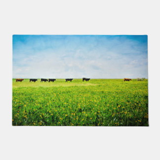 Tapete O Doormat "até as vacas vem em casa "
