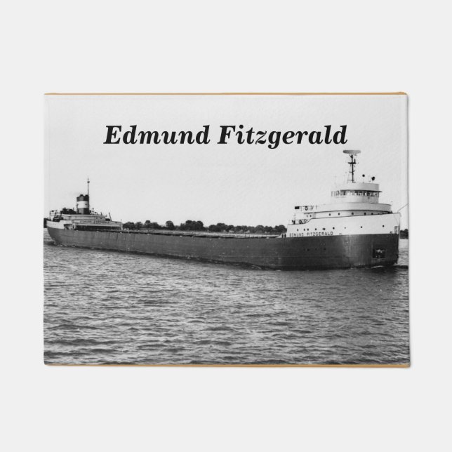Tapete O Edmund Fitzgerald Fitz poderoso a personalizar (Frente)