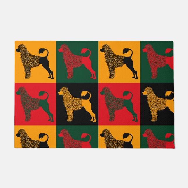 Tapete O esperto cão-d'água português (Frente)